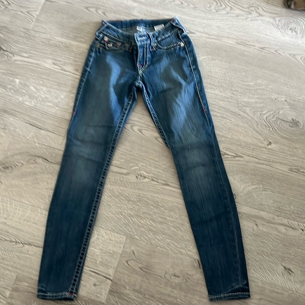 Trureligion skinny jeans size 25